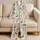 Tropical Seahorse Coconut Watercolor Resort Style for Beach Getaways and Summer Gifts Satin Pajamas Set - 5