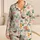 Tropical Seahorse Coconut Watercolor Resort Style for Beach Getaways and Summer Gifts Satin Pajamas Set - 1