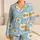 Smiling Fried Egg Motif For Cozy Bedtime, Giftable Lounge Style For Women At Home Satin Pajamas Set - 1