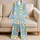 Smiling Fried Egg Motif For Cozy Bedtime, Giftable Lounge Style For Women At Home Satin Pajamas Set - 5