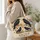 Vintage Raven Woodland Autumn Gothic Bird Style For Cottagecore Nature Lovers Quilted Tote Bag - 3