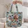 Vintage Christmas Collage for Retro Holiday Cheer and Winter Gift Giving Quilted Tote Bag - 5