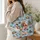 Vintage Christmas Collage for Retro Holiday Cheer and Winter Gift Giving Quilted Tote Bag - 3