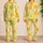 Citrus Slice Scatter for Summer Getaways, Resort Days, and Relaxed Lounging for Women Satin Pajamas Set - 2