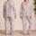 Powder Blush Marble for Cozy Nights, Home Relaxing, and Everyday Gifting for Women Satin Pajamas Set - 2