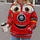 Red Fire Truck Character Front for Halloween Cosplay and Family Costume Events All-over Print Hoodie (Lightweight) - 2