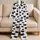 Blush Pink Cat Head Motif For Cozy Daily Home Lounging, Cute Gift For Cat Lovers Satin Pajamas Set - 5