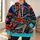 Neon Roadside Auto Sign Collage for Road Trips, Retro Americana Fans and Night Drives All-over Print Hoodie (Lightweight) - 6