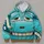 Teal Cartoon Race Car Costume Style for Halloween Parties and Racing Fan Gifts All-over Print Hoodie (Lightweight) - 4