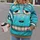 Teal Cartoon Race Car Costume Style for Halloween Parties and Racing Fan Gifts All-over Print Hoodie (Lightweight) - 2