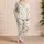 Cheerful Heart Confetti For Cozy Nights, Sweet Gifts, Relaxed Lounging At Home Satin Pajamas Set - 4