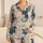 Nordic Dragon Meadow Motif Cozy Holiday Gift For Women With Folk Art Charm At Home Satin Pajamas Set - 1