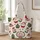 Santa Snowman Christmas Cupcakes and Gingerbread Houses for Cozy Holiday Cheer Quilted Tote Bag - 1