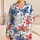 Patriotic Star Field In Red, Blue, And White For Summer Lounging Adults And Gifts Satin Pajamas Set - 1