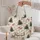 Pink Bow Christmas Trees and Snowflakes for Cozy Holiday Gifting and Winter Celebrations Quilted Tote Bag - 5