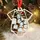 Personalized Baby's First Christmas Ornament – Custom Birth Announcement Onesie Shaker Keepsake - 1
