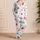 Red And Blue Watercolor Stars For Summer Fourth Of July Nights And Cozy Gifting Ideas Satin Pajamas Set - 4