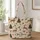 Christmas Reindeer, Evergreen Trees and Snowflakes for Cozy Holiday Celebrations Quilted Tote Bag - 1