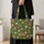 Gingerbread Men and Peppermint Cookies for Cozy Christmas Baking and Holiday Gifting Quilted Tote Bag - 4