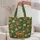 Gingerbread Men and Peppermint Cookies for Cozy Christmas Baking and Holiday Gifting Quilted Tote Bag - 5