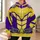 Purple And Gold Honeycomb Hero Suit For Cosplay Events And Fans All-over Print Hoodie (Lightweight) - 6