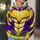 Purple And Gold Honeycomb Hero Suit For Cosplay Events And Fans All-over Print Hoodie (Lightweight) - 5