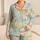 Pastel Cat Motifs for Cozy Summer Lounge Nights, Cute Gift for Women and Teens at Home Satin Pajamas Set - 1