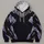 Black Geometric Armor and Violet Accents for Cosplay Events and Everyday Fandom Wear All-over Print Hoodie (Lightweight) - 4