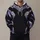 Black Geometric Armor and Violet Accents for Cosplay Events and Everyday Fandom Wear All-over Print Hoodie (Lightweight) - 1