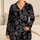 Black Geometric Cube Streetwear Lounge Style for Retro Fans and Casual Days At Home Satin Pajamas Set - 1