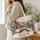 Snowy Christmas Village Cottages and Snowman for Cozy Holiday Season Gift Giving Quilted Tote Bag - 3