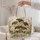 Five Fuzzy Sheep in a Wildflower Meadow for Cozy Farmhouse Country Living Gifts Quilted Tote Bag - 5
