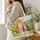 Two Tabby Kittens in a Wildflower Meadow for Cat Lovers and Garden Days Quilted Tote Bag - 3