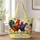 Colorful Rooster Family Garden Scene for Farmhouse Living and Chicken Lover Gifts Quilted Tote Bag - 1