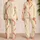 Buttercream Baseball Stitch Motif Sleepwear for Summer Lounging, Youthful Gift Idea Satin Pajamas Set - 2
