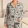 Playful Cat Graffiti Style for Cozy Nights, Weekend Lounging, Home Comfort, and Gifts Satin Pajamas Set - 1