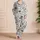 Playful Cat Graffiti Style for Cozy Nights, Weekend Lounging, Home Comfort, and Gifts Satin Pajamas Set - 4