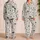 Playful Cat Graffiti Style for Cozy Nights, Weekend Lounging, Home Comfort, and Gifts Satin Pajamas Set - 2