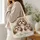 Shih Tzu Portrait with Colorful Bows for Cozy Everyday Style and Proud Dog Lovers Quilted Tote Bag - 3