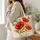 Red Poppy and Butterfly Garden Blooms for Springtime Gifts for Flower and Nature Lovers Quilted Tote Bag - 3