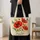 Red Poppy and Butterfly Garden Blooms for Springtime Gifts for Flower and Nature Lovers Quilted Tote Bag - 4