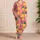 Coral Pink Pineapple Resort Look for Vacation, Beach Days, Women Lounge Mood Vibes Satin Pajamas Set - 4
