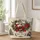 Snowman Poinsettia Christmas Keepsake For Festive Winter Gift Giving Quilted Tote Bag - 1