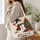 Snowman and Christmas Tree Holiday Cheer for Cozy Winter Gift Giving Quilted Tote Bag - 3