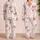 Cherry Red Bow Hearts Romantic Lounge Gift For Women All-Season Cozy Bedtime Comfort Satin Pajamas Set - 2