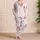 Cherry Red Bow Hearts Romantic Lounge Gift For Women All-Season Cozy Bedtime Comfort Satin Pajamas Set - 4