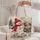 Snowman Cardinal Christmas Village Scene for Cozy Winter Holiday Gifting and Seasonal Style Quilted Tote Bag - 5