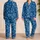 Royal Blue Heart Love Eternal Love Cozy Loungewear For Couples And Romantic Gifting Satin Pajamas Set - 2