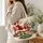 Santa, Reindeer and Christmas Gnomes for Cozy Holiday Gift Giving and Winter Cheer Quilted Tote Bag - 3