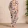 Cute Dog Portraits Blush Pink Bedtime Comfort for Women, Pet Lover Gift, All Seasons Satin Pajamas Set - 4